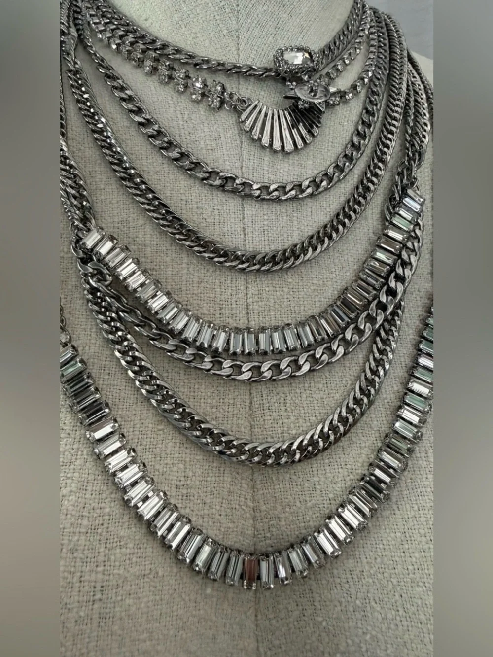 Free People The Pistols Stacked Chain Choker